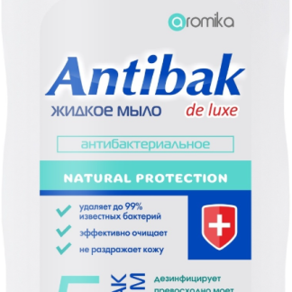 ANTIBAC Антибактериальное жидкое мыло 800 мл доз NATURE ALOE