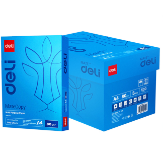 Бумага офисная DELI "MateCopy ", А4, 80 г/м2, 500 л