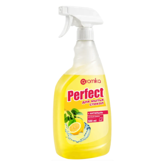 Жидкость для мытья стёкол и зеркал «Perfect Aromika» Сочный лимон 500 мл