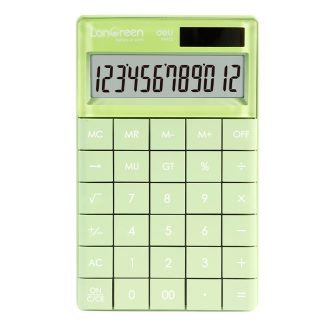 Калькулятор настольный DELI "LonGreen M412" 12 разрядный, 165х103х16  мм, зеленый