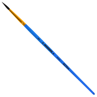 Кисть БЕЛКА, круглая, № 2, цветная ручка, ЮНЛАНДИЯ, 201053