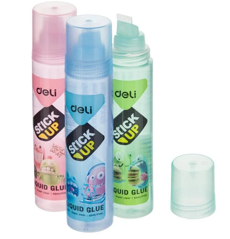 Клей канцелярский DELI "Bumpees", 50 мл, с аппликатором