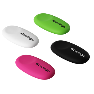 Ластик Berlingo "Ergonomic", овальный, термопластичная резина, 50*30*8мм