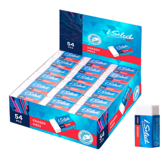 Ластик DELI " i Select", прямоугольный, белый (33х17х10 мм)