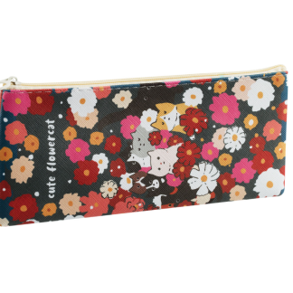 Пенал мягкий 200*100 MESHU "Flowers", искусственная кожа MS_57874