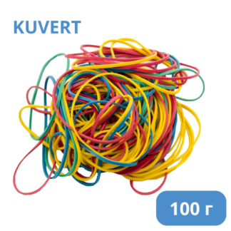 Резинки для денег Kuvert, 100 гр, цветные