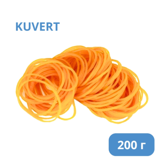 Резинки для денег Kuvert, 200 гр, желтые