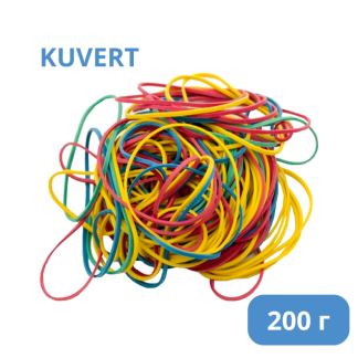 Резинки для денег Kuvert, 200 гр, цветные