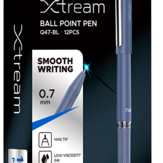 Ручка шариковая DELI "Xtream Q47", 0.7 мм, синяя, грип