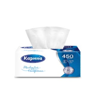 Салфетки  Карина 2-х слойные  250шт в пачке