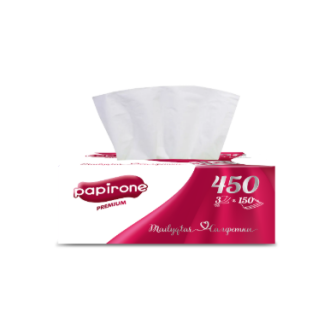 Салфетки Papirone 3-х слйные 150шт в пачке