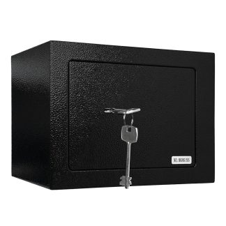Сейф мебельный KUVERT "17MBK" ключевой замок, 230х170х170 мм, 2.5 кг, черный