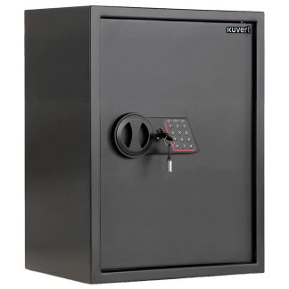 Сейф KUVERT "50ELB" электронный замок + ключ, 500x350x310 мм, 15.5 кг, черный