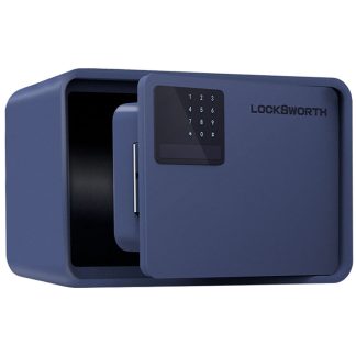 Сейф LockSworth электронный замок + ключ, 200х310х200 мм, 4 кг, синий