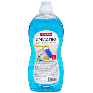 Средство для мытья полов, универсальное OfficeClean "Морской бриз", концентрат, 1 л