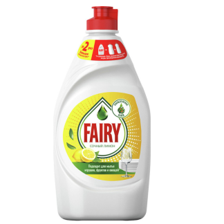 Средство для мытья посуды Fairy "Сочный Лимон", 450 мл