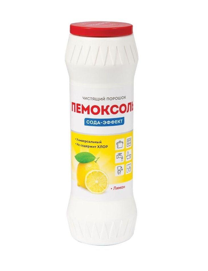 Средство чистящее OfficeClean Пемоксоль "Лимон. Сода-эффект", порошок, 400 гр