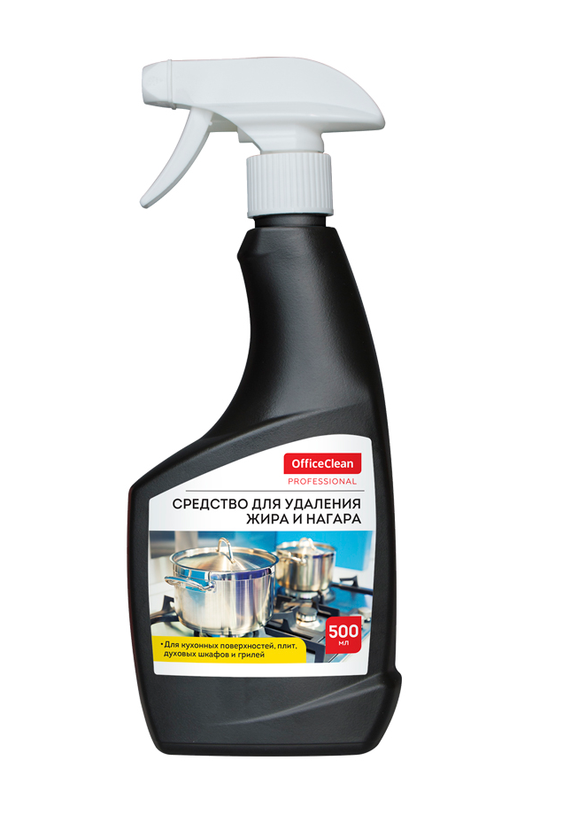 Средство чистящее OfficeClean "Professional. Антижир" гель, с курком, 500мл