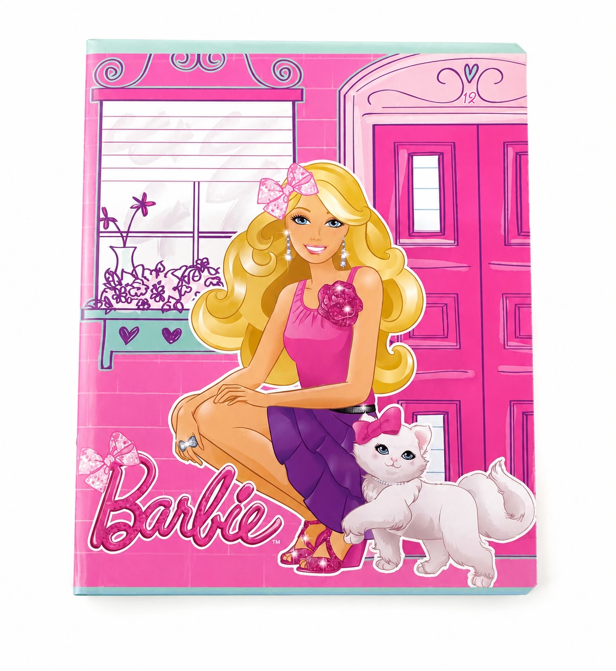 Тетрадь 12 листов премиум Barbie