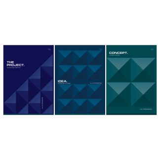 Тетрадь 60л., А4, клетка BG "Monocolor. Corporate identity" Т4ск60 63253