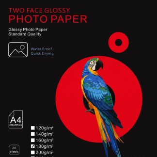 Фотобумага А4 глянцевая 180 гр, 50 листов, двусторонняя, KANA INKJET PHOTO PAPER