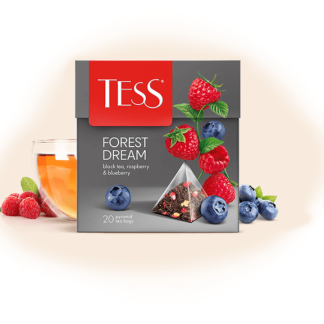 Чай Tess "Forest Dream", черный с лесными ягодами, 20 пакетиков