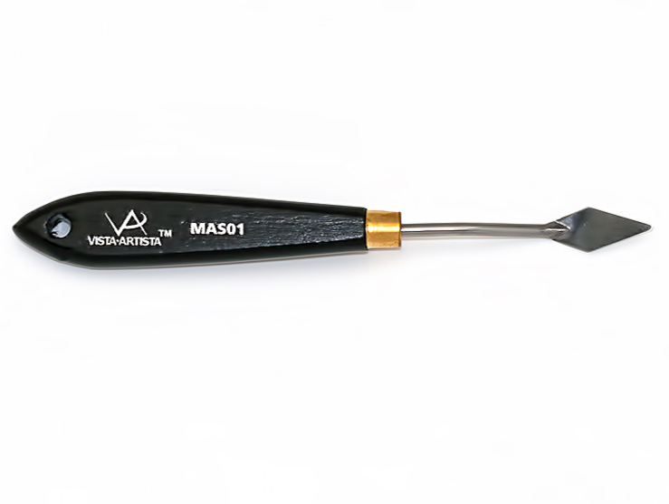 "VISTA-ARTISTA" Мастихин художественный MAS01 с черной ручкой